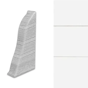 Arbiton Zakończenie lewe do listwy LM55 (2 sztuki) biały mat - Listwy przypodłogowe - miniaturka - grafika 1