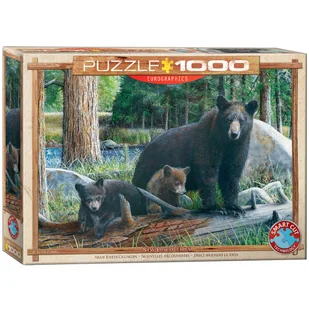 Eurographics Puzzle 1000 elementów. Rodzina niedźwiedzi brunatych - Puzzle - miniaturka - grafika 2