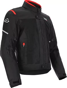 Acerbis KURTKA CE ON ROAD RUBY CZARNY/CZERWONY S - Odzież motocyklowa - miniaturka - grafika 1