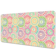 Podkładki na biurko - Duża podkładka na biurko Kolisty wzór 100x50 cm - miniaturka - grafika 1