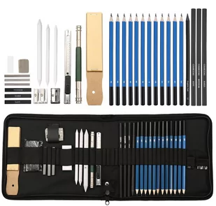 Zestaw do SZKICOWANIA RYSOWANIA Profesjonalny 32w1 U640 - Kredki, ołówki, pastele i pisaki - miniaturka - grafika 1