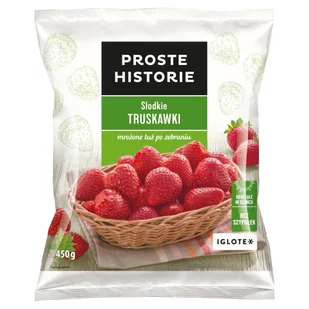 Proste Historie Słodkie truskawki 450 g - Mrożonki warzywne i owocowe - miniaturka - grafika 1