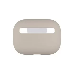 Etui ochronne na słuchawki UNIQ etui Lino do Apple AirPods Pro Silicone beżowy/beige ivory - Akcesoria do słuchawek - miniaturka - grafika 3