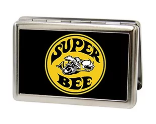 Buckle Down Metalowy portfel uniseks - logo Super Bee Fcg czarny/żółty/biały - Portfele - miniaturka - grafika 1