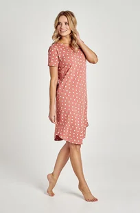 KOSZULA TARO 3129 IVY SS24 (kolor pudrowy róż, rozmiar M) - Piżamy ciążowe - miniaturka - grafika 1