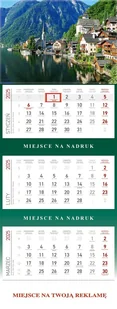 Kalendarz 2025 trójdzielny Górskie Jezioro - Kalendarze - miniaturka - grafika 1