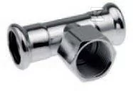 Trójnik z GW KAN-therm Steel - 35 x Rp1/2 x 35 Sprinkler - Łączniki, trójniki, kształtki - miniaturka - grafika 1