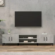 Szafki RTV - vidaXL Szafka pod TV, szarość betonu, 180x31,5x40 cm - miniaturka - grafika 1