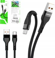 Kable USB - Kabel USB . KABEL USB TYP-C DENMEN CZARNY USB-C D60T-B - miniaturka - grafika 1
