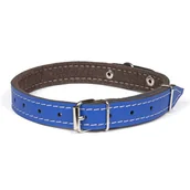 Obroże dla psów - Skórzana obroża dla psa, niebieska, S, Petsen - miniaturka - grafika 1