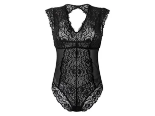 esmara® Body damskie z elegancką koronką (L (44-46), Czarny) - Body - miniaturka - grafika 1
