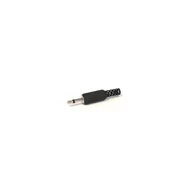 Kable komputerowe i do monitorów - Wtyk Jack 3,5 Mono Na Kabel Przewód Czarny - miniaturka - grafika 1
