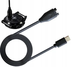 Qiktech Kabel Ładowarka Usb-C Do Garmin Fenix 5 5X 6X Venu 2 3 2S 3S Forerunner 165 (Czarny) - Akcesoria do smartwatchy Qiktech Kabel Ładowarka Usb-C Do Garmin Fenix 5 5X 6X Venu 2 3 2S 3S Forerunner 165 (Czarny) - Akcesoria do smartwatchy - miniaturka - grafika 1