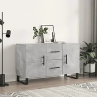 Komody - Komoda, szarość betonu, 100x36x60 cm, materiał drewnopochodny Lumarko! - miniaturka - grafika 1