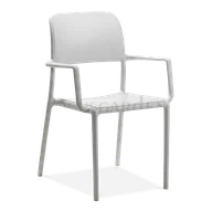 Fotele i krzesła ogrodowe - Nardi Krzesło Riva białe 402460000006 - miniaturka - grafika 1