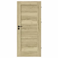 Drzwi wewnętrzne - Skrzydło drzwiowe pełne Syrion dąb halifax 80 prawe Nawadoor - miniaturka - grafika 1