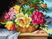 Pasmanteria - Zestaw do Haftu 16,5x22cm – Kanwa + Mulina Ariadna + Igła - miniaturka - grafika 1