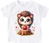 Koszulki dla dziewczynek - dziecięca Koszulka na DZIEŃ JABŁKA Z MOTYWEM JABŁKA - JABŁKO6 - miniaturka - grafika 1