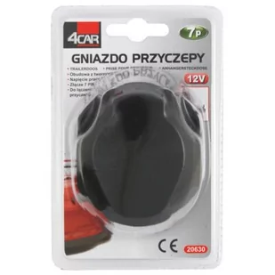 Gniazdo przyczepy plastikowe 4Car - Gniazdka elektryczne - miniaturka - grafika 1