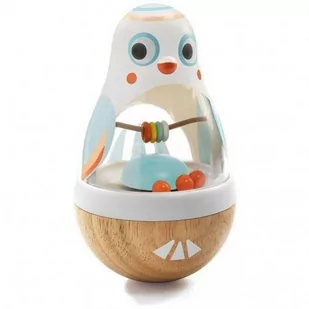 Djeco Wańka Wstańka z dźwiękiem Baby Poli dzieci - Grzechotki dla dzieci - miniaturka - grafika 1