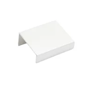 Zawiasy, okucia i inne akcesoria - Uchwyt aluminiowy G9 50mm, lakier proszkowy biały mat RAL 9003 - miniaturka - grafika 1