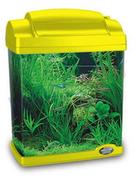 Akwaria i zestawy akwarystyczne - Akwarium akrylowe 4,8l HAILEA FC200 LED żółte + filtr - miniaturka - grafika 1