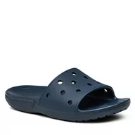 Klapki i japonki damskie - Crocs Klapki Classic Slide 206121 Navy - miniaturka - grafika 1