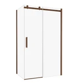 Kabiny prysznicowe - Kabina prysznicowa Laurena Copper 120x90x200 cm profil miedziany Wellneo - miniaturka - grafika 1