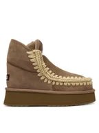 Śniegowce damskie - Mou Śniegowce MU.FW681010A Szary - miniaturka - grafika 1