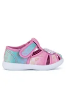 Buty dla dziewczynek - Nelli Blu Kapcie CM240413-2 Kolorowy - miniaturka - grafika 1