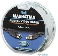 Kable komputerowe i do monitorów - Kabel S-VIDEO/CHINCH 4,8m MH - miniaturka - grafika 1
