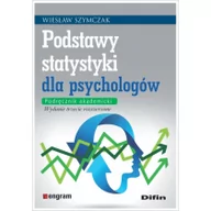 Matematyka - Podstawy statystyki dla psychologów. Podręcznik akademicki - dostępny od ręki, natychmiastowa wysyłka - miniaturka - grafika 1