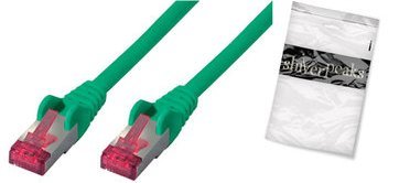 Shiverpeaks BS75715- AG - RJ- 45 - RJ- 45 - Male/Male - Cat6a - S/FTP S- STP - green BS75715- AG