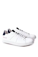 Trampki męskie - Trampki Męskie Cross Jeans Białe Ii1R4012C-41 - miniaturka - grafika 1