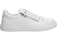 Półbuty damskie - Tommy Hilfiger Półbuty T3A9-32698-1355100 36 Low Cut Lace-Up Sneaker White - miniaturka - grafika 1