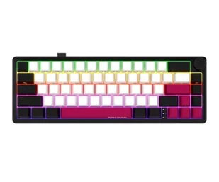 Lorgar KBP70 Mini HOT SWAP RGB czarna LRG-KBP70MW-BK - Klawiatury - miniaturka - grafika 1