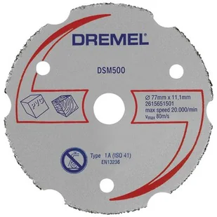 Dremel UNIWERSALNA WĘGLIKOWA TARCZA TNĄCA DSM 500 (DSM500) - Materiały ścierne - miniaturka - grafika 1