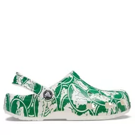 Buty dla chłopców - Klapki Crocs Classic Duke Print Clog K 210007 Zielony - miniaturka - grafika 1
