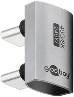 Adaptery i przejściówki - Goobay 74446 zmieniacz płci / kabli USB-C Srebrny - miniaturka - grafika 1