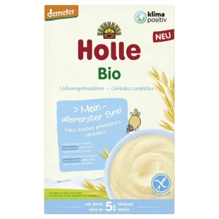 HOLLE BIO Kaszka owsiana bezglutenowa od 5. miesiąca, 250g - Dania dla dzieci - miniaturka - grafika 1
