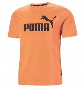 3242 Koszulka Męska Puma T-shirt Sportowa Bawełniana Ginger Tea S