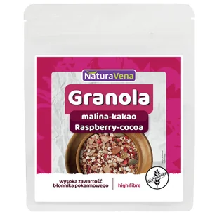 NaturaVena Granola malina-kakao 200 g - żywność - Płatki śniadaniowe i musli - miniaturka - grafika 1
