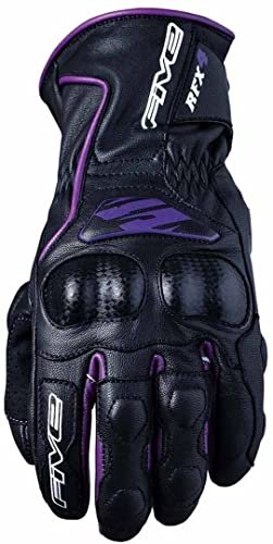 FIVE RFX 4 damskie rękawice motocyklowe (Black/Purple,S)