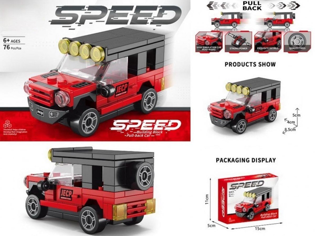 Madej Klocki samochód 76el