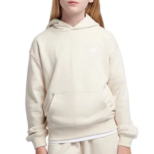 Bluza dziecięca New Balance LAKG0056LIN - beżowa - Bluzy dla dziewczynek - miniaturka - grafika 1