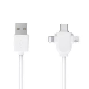 Libox Kabel USB 3w1 MicroUSB Lightnig Typ C LB0112 LIBOX - Kable USB - miniaturka - grafika 1