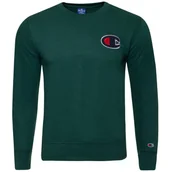 Bluzy męskie - Champion bluza męska zielona klasyczna 214189-GS571 S - miniaturka - grafika 1