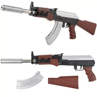 Zabawki militarne - Karabin pistolet na kulki AK47 ASG imitacja broni na kulki 6mm replika KW-999-1 - miniaturka - grafika 1