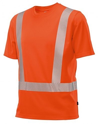 BP 2131-260-85-4XL koszulka unisex, okrągły dekolt, rękawy 1/2, 185,00 g/m² mieszanka materiałów, kolor warnorange,4XL