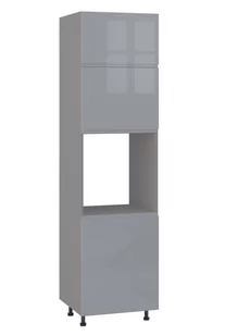 Rimini Słupek Pod Zabudowę Piekarnika Wysoki Prawy Dp-60-220 Hk-Xs Szary Połysk - Meble kuchenne - miniaturka - grafika 1